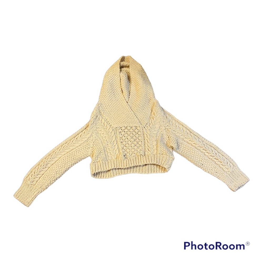 Urban Outfitters cropped knitted hoodie!